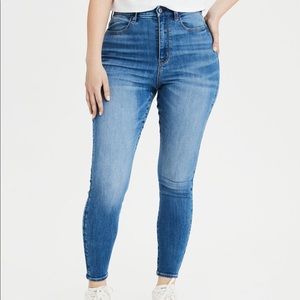 AE Curvy High Waisted Jeans 0 X Short
